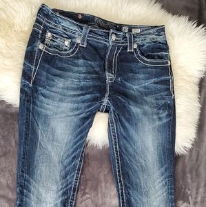 Miss Me bootcut Embellished Cross jeana